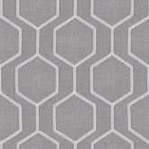 Hexagon-Chinchilla—High-Quality Fabric—Grey-Beige—95% Polyester 5% Linen—Sold by The Yard—54" Inches Wide